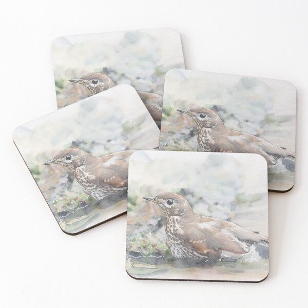 Item preview, Woodland Thrush at Rest designed and sold by RdeB.