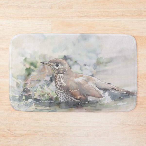Item preview, Woodland Thrush at Rest designed and sold by RdeB.