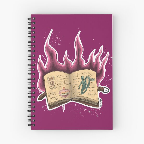 Item preview, Magical Love Spell Book – Enchanted Witchcraft Journal designed and sold by TheMossAndMermaid.