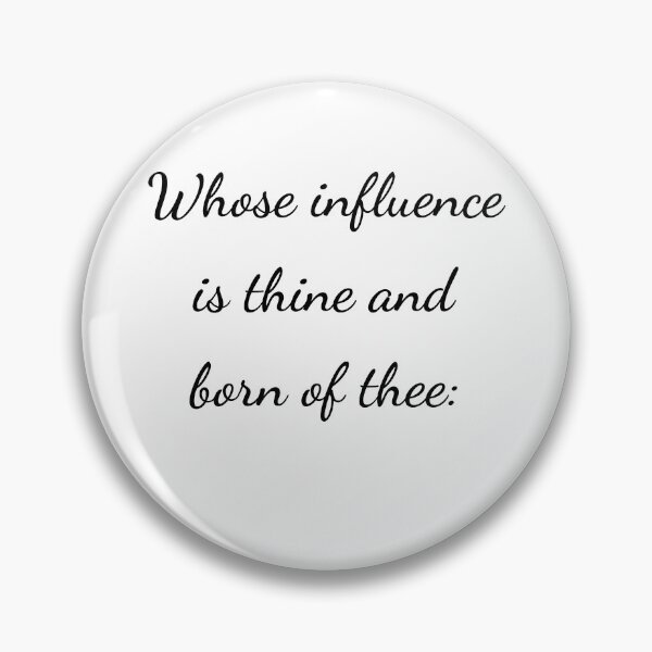 Item preview, “Whose influence is thine and born of thee:” - handwriting black designed and sold by ariksworld.