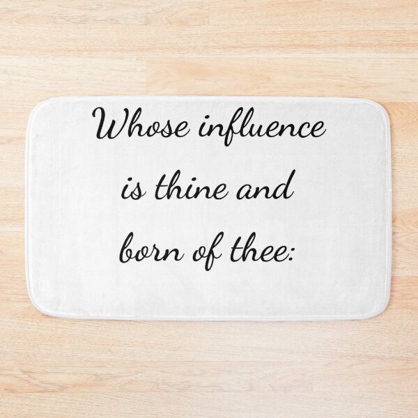 Item preview, “Whose influence is thine and born of thee:” - handwriting black designed and sold by ariksworld.