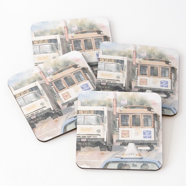 Item preview, Trucks, Taxis and Cable Cars designed and sold by RdeB.