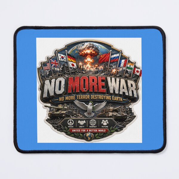 Item preview, No More War Peace Earth designed and sold by PaintMeWorld.