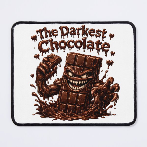 Item preview, The Darkest Chocolate - Funny Scary Monster Chocolate Bar Horror Comedy designed and sold by HorrorWorldWeb.