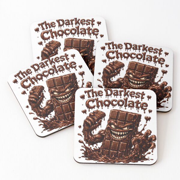 Item preview, The Darkest Chocolate - Funny Scary Monster Chocolate Bar Horror Comedy designed and sold by HorrorWorldWeb.