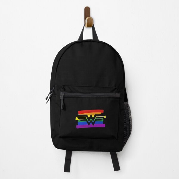 Item preview, Wonder Woman Symbol Paint Stroke Rainbow Pride designed and sold by Bohepa.
