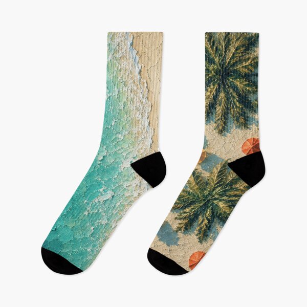 Item preview, Endless Summer – Tropical Beach & Palm Tree Art designed and sold by H-Tsvetkova.