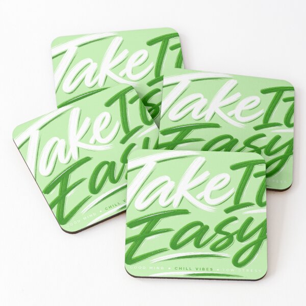 Item preview, Take It Easy – Relaxed Minimal Streetwear Typography designed and sold by VasiArtLab.