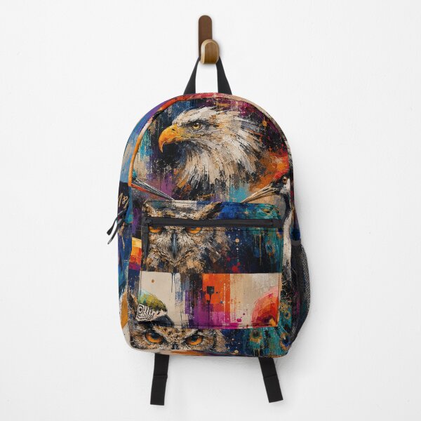 Item preview, Colorful Abstract Birds Wildlife Art designed and sold by Qenlo.