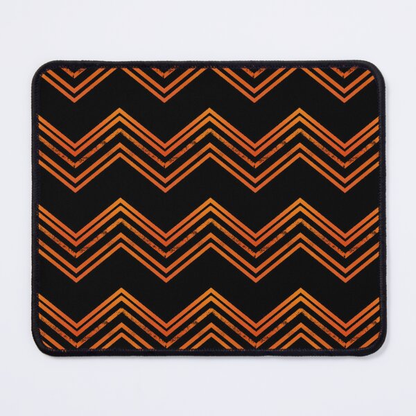 Item preview, Orange Chevrons on Black  designed and sold by JaygiesDesign.
