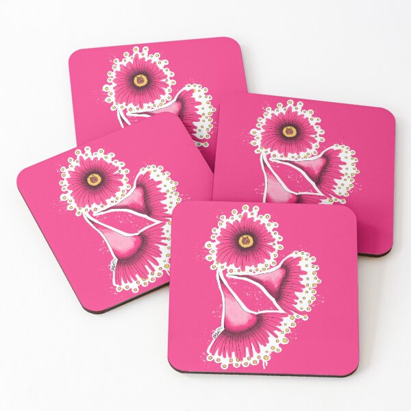 Item preview, Australian Gum Blossom – Native Pink Eucalyptus Flower designed and sold by TheMossAndMermaid.