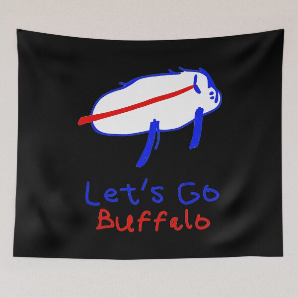 Item preview, Let's Go Buffalo Retro Cartoon designed and sold by TaraHarri24038.