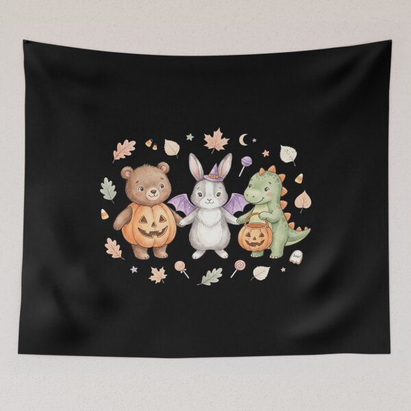 Item preview, Animal Trick Or Treaters Cute Woodland Animals Halloween Kids designed and sold by KreatoLab.