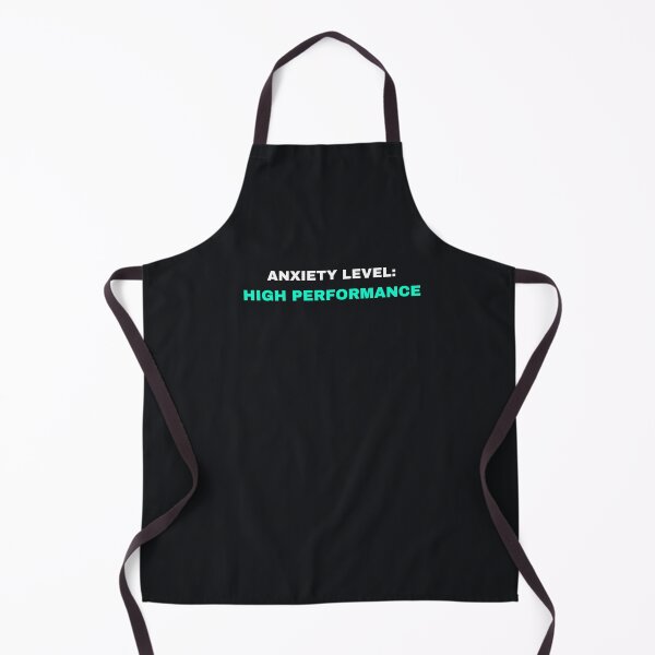Item preview, Minimalist Anxiety Level High Performance Funny IT Quote designed and sold by ShapingMinds.