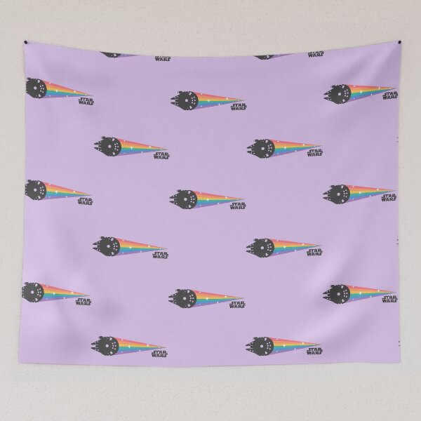 Item preview, Falcon Ship Shooting Stars Rainbow Trail Pride designed and sold by Bohepa.
