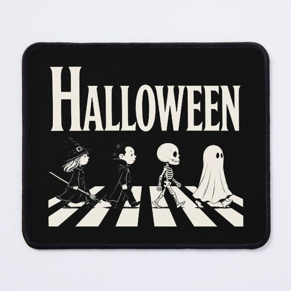 Item preview, Cute Halloween Monsters Crossing Road Retro Spooky Squad designed and sold by Vermanartist.