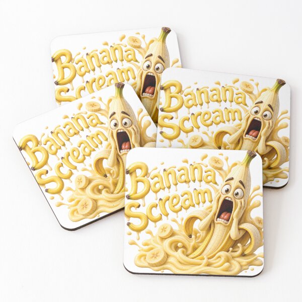 Item preview, Banana Scream - Funny Scared Screaming Banana Horror Comedy Food designed and sold by HorrorWorldWeb.