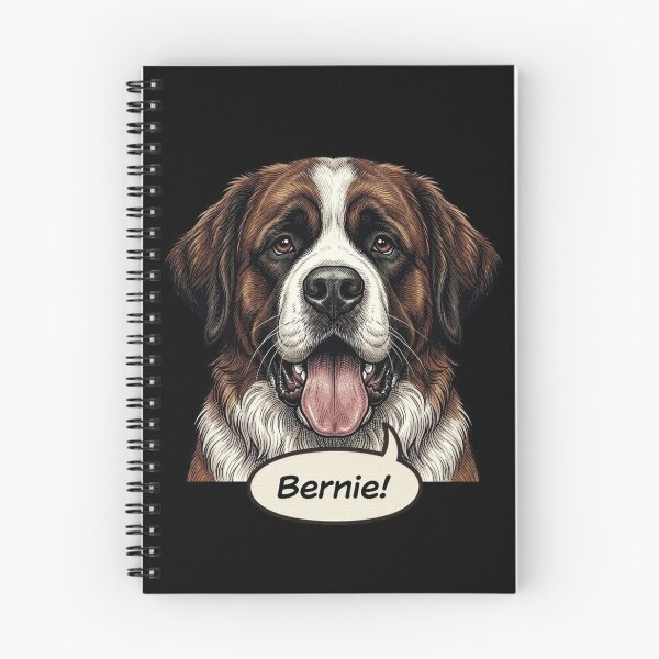 Item preview, St. Bernard Retro Vintage Comic Art – Gentle Giant Of The Alps designed and sold by Pfotenfaden.