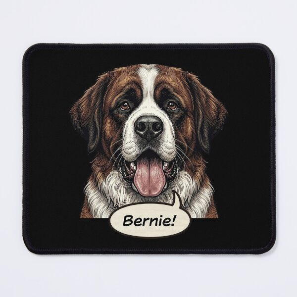 Item preview, St. Bernard Retro Vintage Comic Art – Gentle Giant Of The Alps designed and sold by Pfotenfaden.
