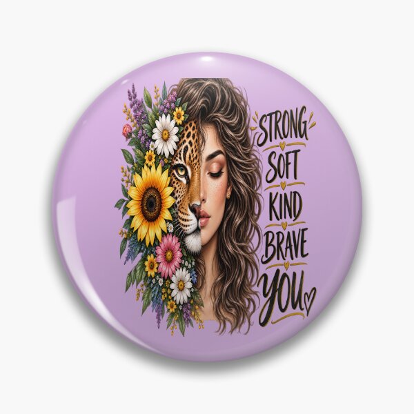 Item preview, Strong Soft Kind Brave You Art Design designed and sold by FABIOLA1970.