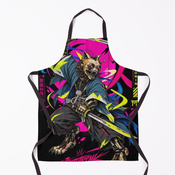Item preview, Neon Neko Ronin Dual Katana Cyber Cat Samurai Pink designed and sold by BRTHRCNK01.