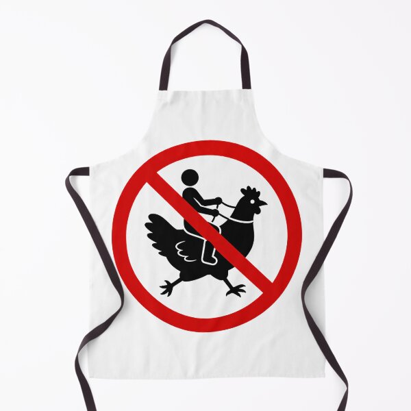 Item preview, No Riding Chickens designed and sold by MonkiFlipp.