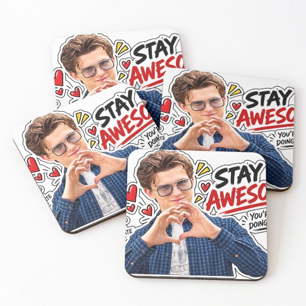Item preview, Tom Holland Stay Awesome Encouraging Fan Art designed and sold by iwzzuel.
