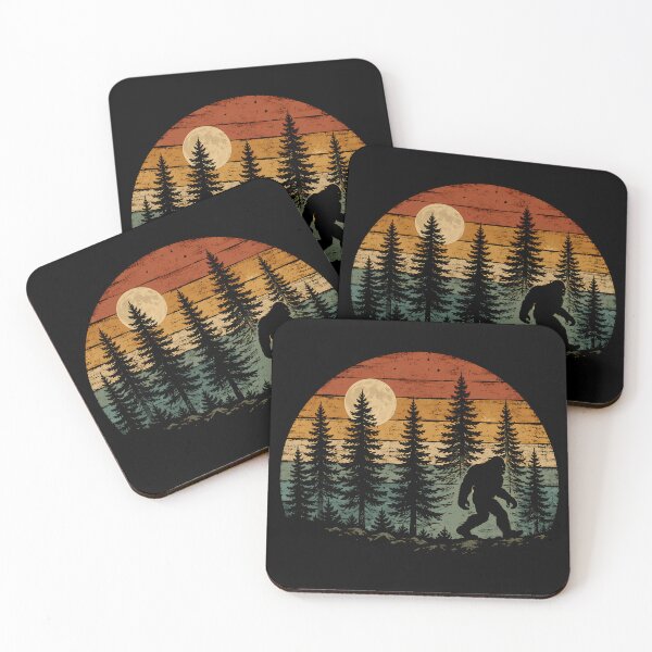 Item preview, Retro Bigfoot Forest Adventure Vintage Sasquatch Wilderness designed and sold by Moizento.