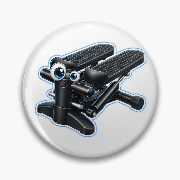 Item preview, Wide-Eyed Mini Stepper – Cute Workout Machine designed and sold by Frhankypipi123.