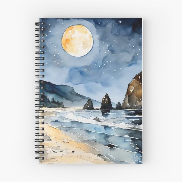 Item preview, Moon over the Silent Coast designed and sold by Undersea Ai Art.