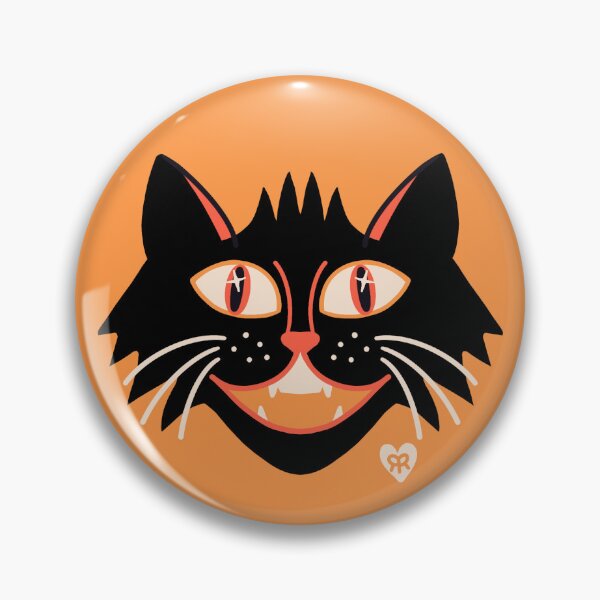 Item preview, Vintage Halloween Kitty designed and sold by Knittyruby.