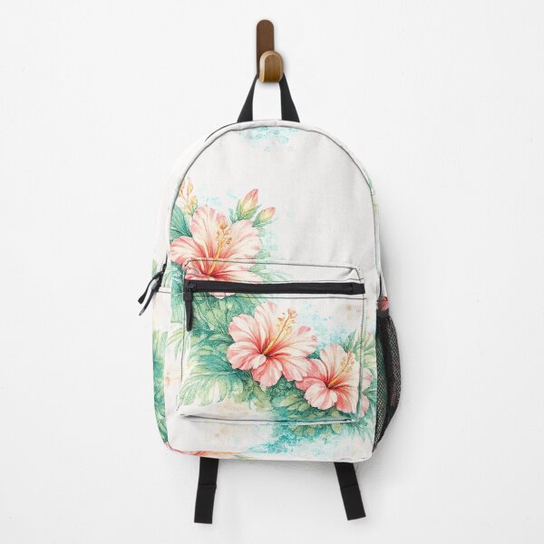 Item preview, Island Lagoon Hibiscus Bouquet | Watercolor Tropical Floral Art | Botanical Flower Illustration designed and sold by IamNolmo.