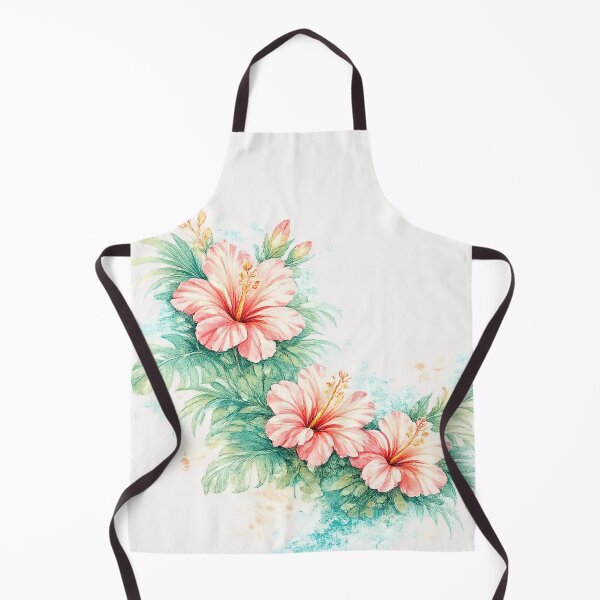 Item preview, Island Lagoon Hibiscus Bouquet | Watercolor Tropical Floral Art | Botanical Flower Illustration designed and sold by IamNolmo.