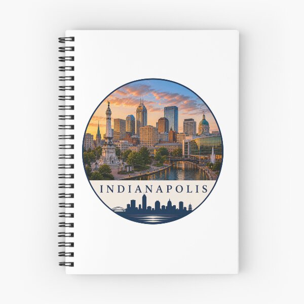 Item preview, Indianapolis Skyline Indiana Travel Souvenir designed and sold by Beyond Destinations.