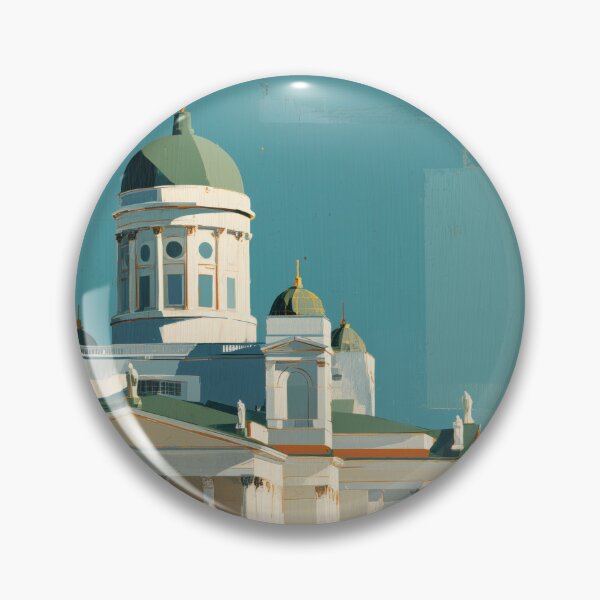 Item preview, Helsinki Cathedral, Pastel Nordic Decor designed and sold by MarkedArtPrints.