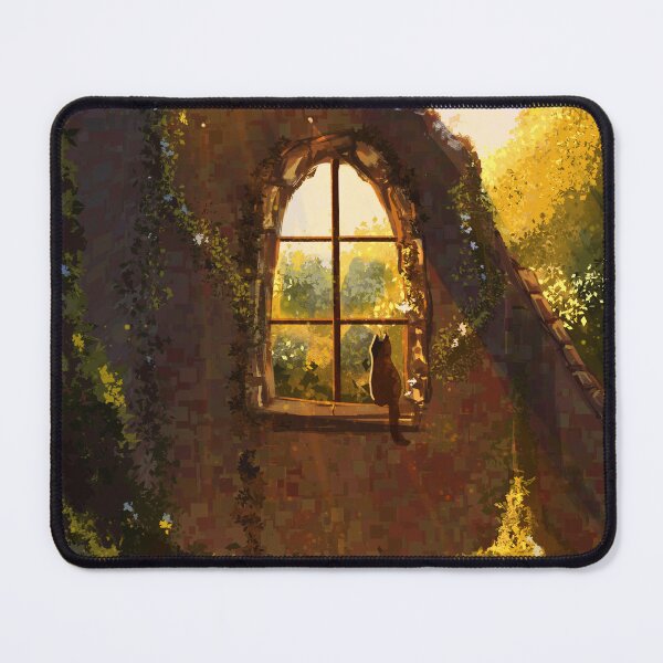 Item preview, Cat watching sunset  designed and sold by Natsuzie.