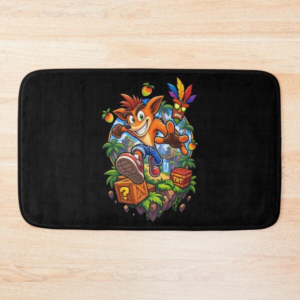 Item preview, Crash Tropical Adventure - Retro Gaming Cartoon Art designed and sold by Rosteri.