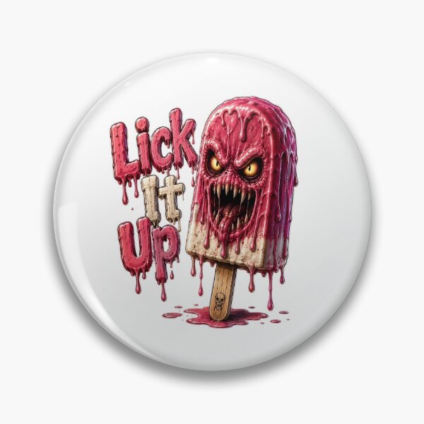Item preview, Lick It Up - Funny Scary Monster Popsicle Horror Comedy designed and sold by HorrorWorldWeb.