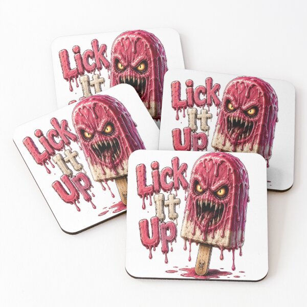 Item preview, Lick It Up - Funny Scary Monster Popsicle Horror Comedy designed and sold by HorrorWorldWeb.