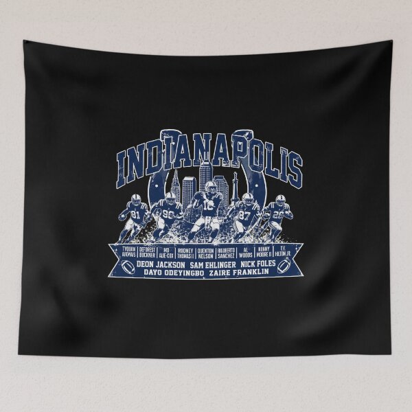 Artikelvorschau, Indianapolis Football Kader Skyline Collage entworfen und verkauft von auGotchy18.