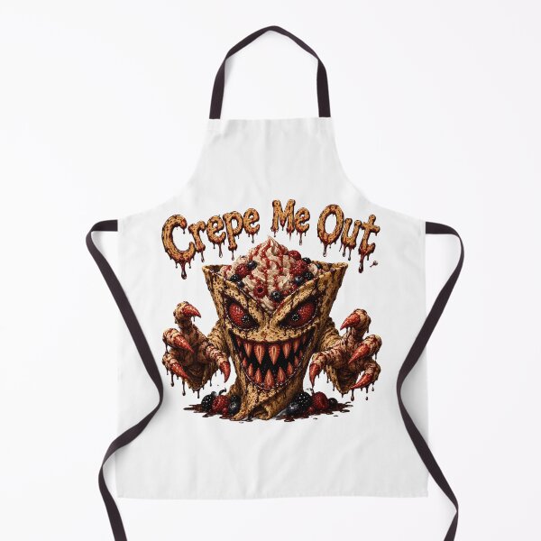 Item preview, Crepe Me Out - Funny Scary Monster Crepe Dessert Horror Comedy designed and sold by HorrorWorldWeb.