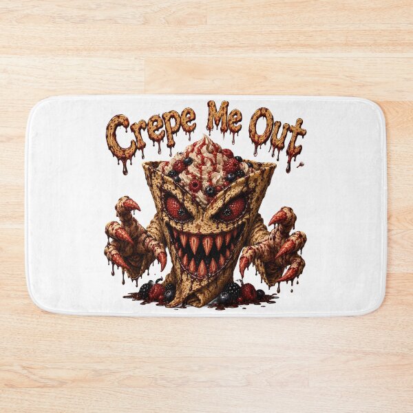 Item preview, Crepe Me Out - Funny Scary Monster Crepe Dessert Horror Comedy designed and sold by HorrorWorldWeb.