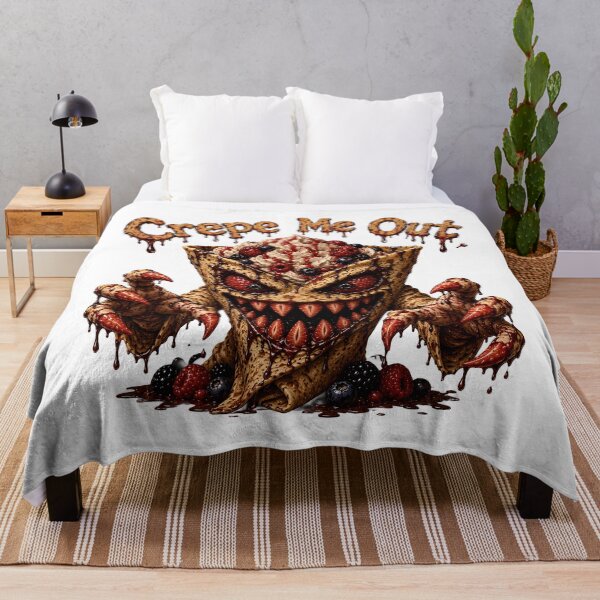 Item preview, Crepe Me Out - Funny Scary Monster Crepe Dessert Horror Comedy designed and sold by HorrorWorldWeb.