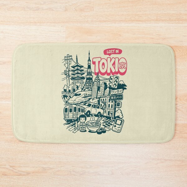 Item preview, Lost In Tokyo Retro Japanese Doodle Pop Art designed and sold by Ada’s Mystic Atelier .