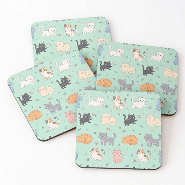 Item preview, cute cat seamless pattern by Why designed and sold by polizeman.
