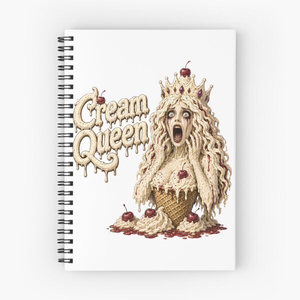 Item preview, Cream Queen - Funny Scary Screaming Ice Cream Monster Horror Comedy designed and sold by HorrorWorldWeb.