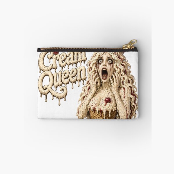 Item preview, Cream Queen - Funny Scary Screaming Ice Cream Monster Horror Comedy designed and sold by HorrorWorldWeb.