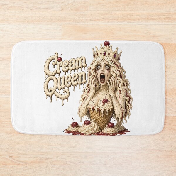Item preview, Cream Queen - Funny Scary Screaming Ice Cream Monster Horror Comedy designed and sold by HorrorWorldWeb.