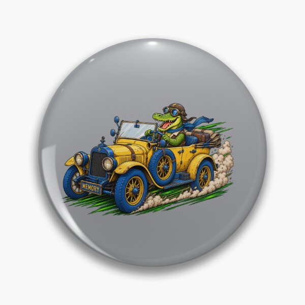 Item preview, Memory Road – Vintage Crocodile Adventure designed and sold by Aimetoi.