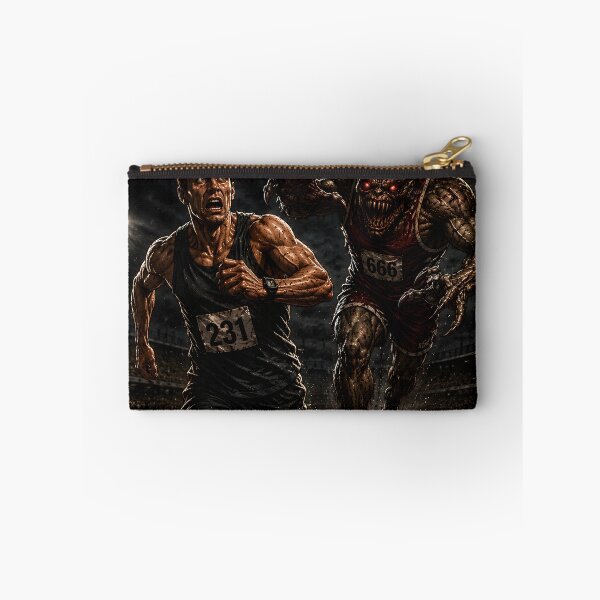 Item preview, Run Faster - Horror Monster Race Funny Running Motivation Art designed and sold by HorrorWorldWeb.